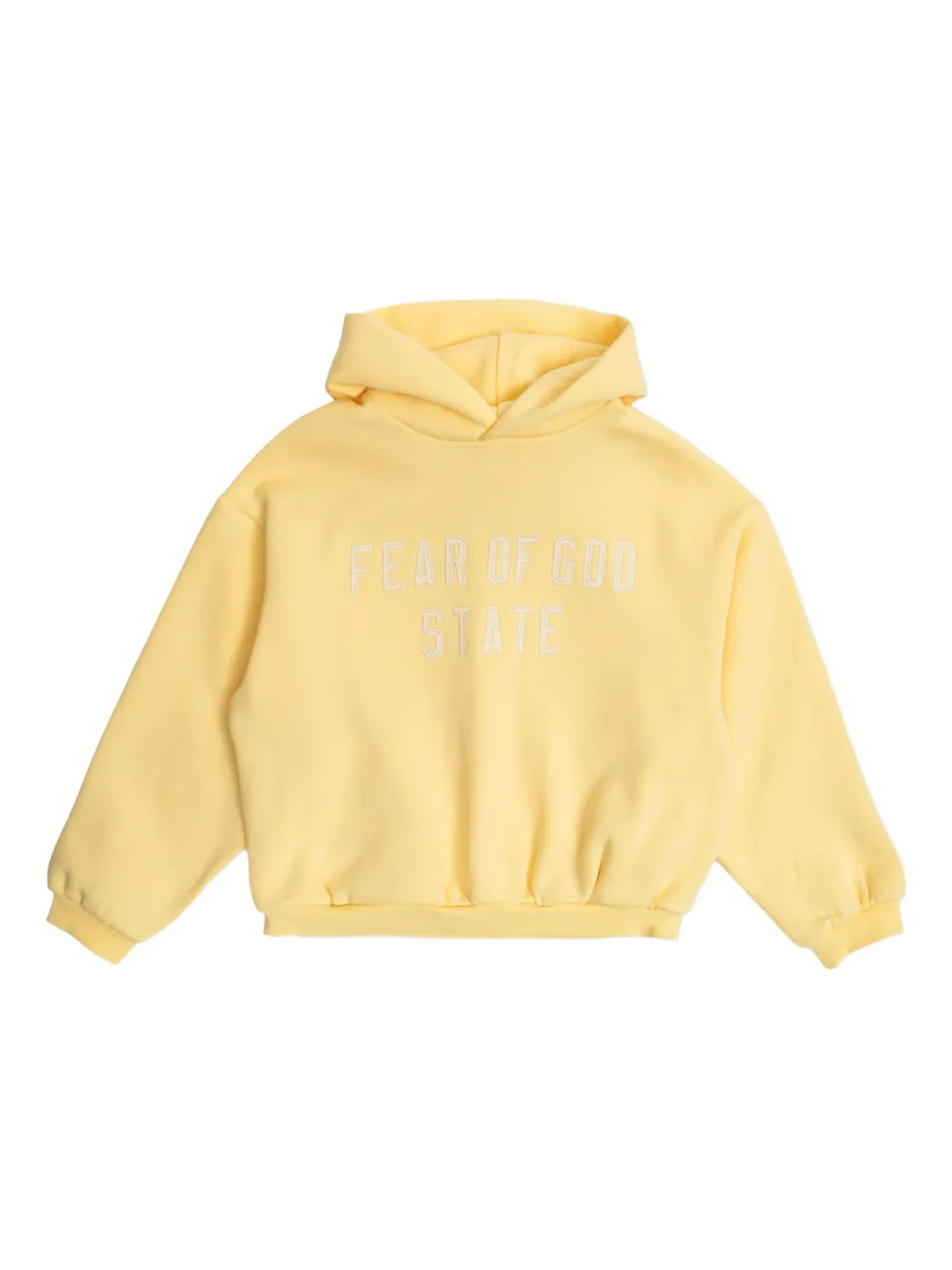 

Худи с вышитым логотипом FEAR OF GOD ESSENTIALS KIDS, желтый