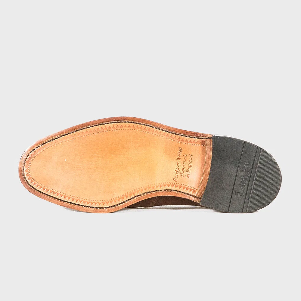 Мужские лоферы Loake Imperial, коричневая замша, от Loake — фото 3