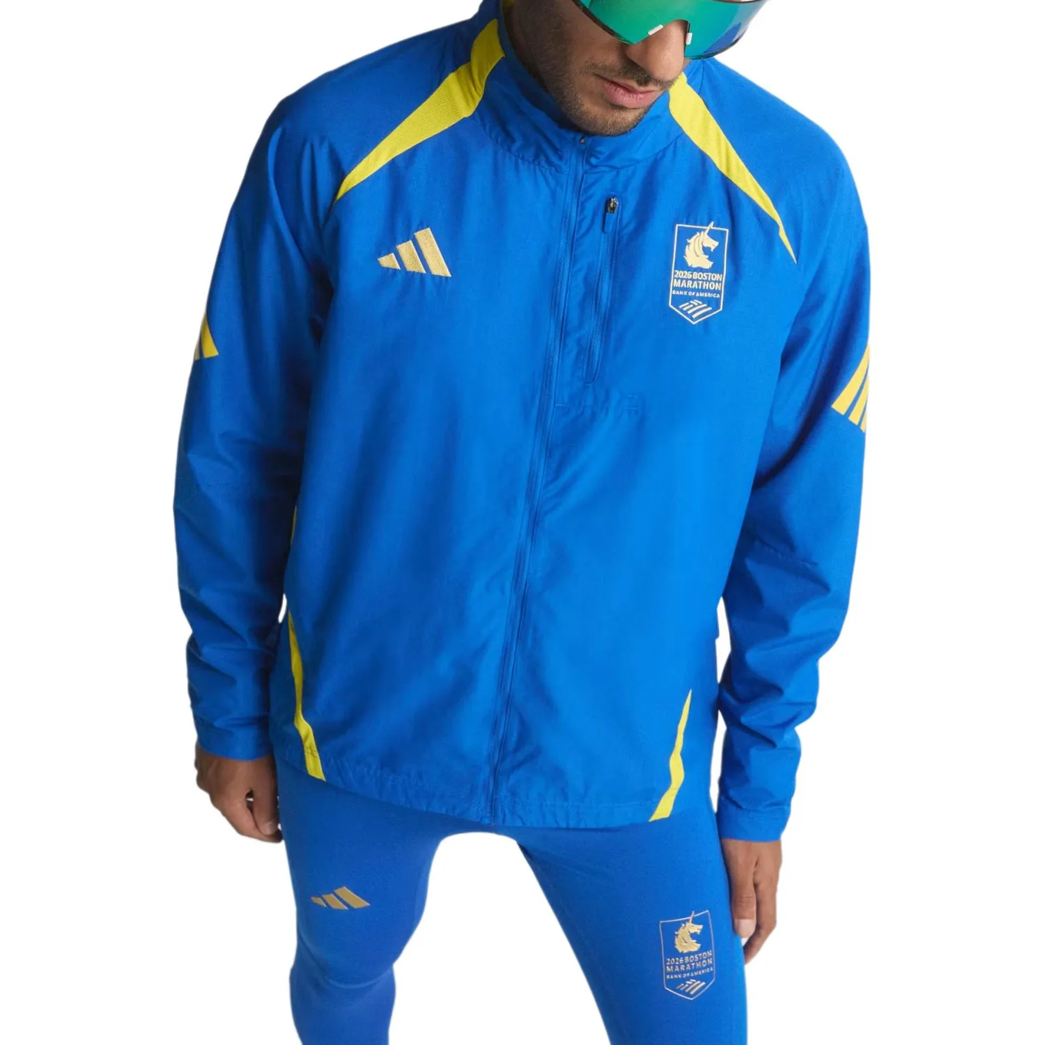Куртка Boston Marathon для мужчин Adidas, синий