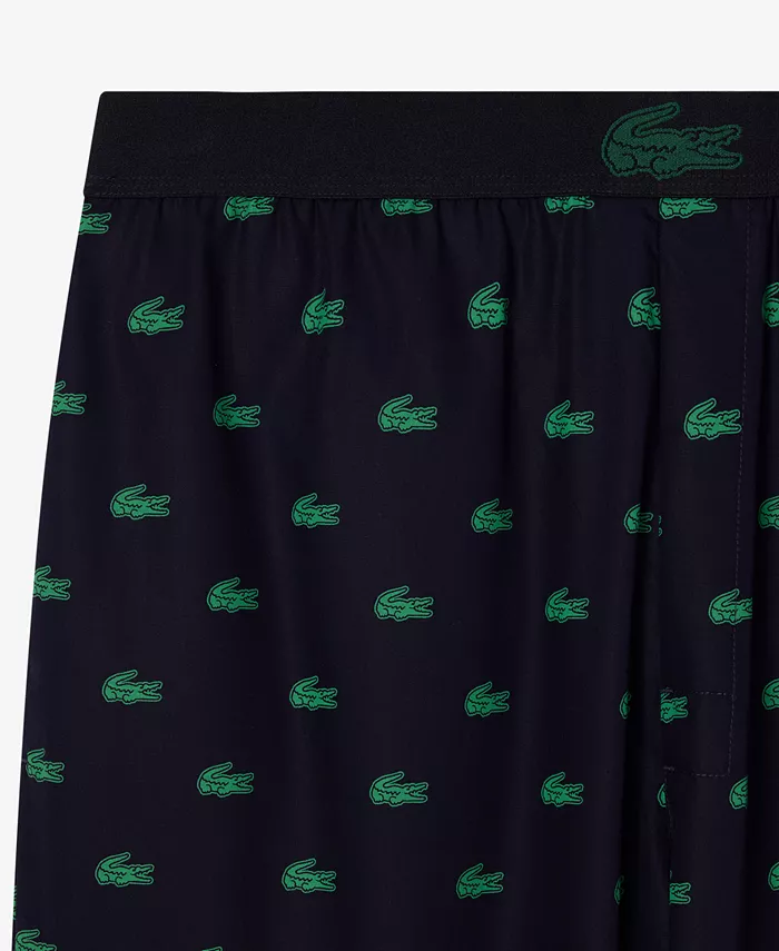 Пижамные брюки Lacoste, мужские, с вышитым логотипом — фото 4