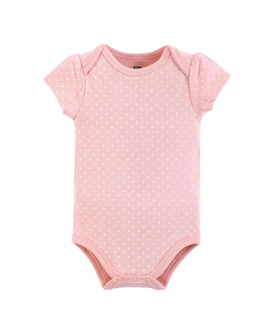 Комплект из 3 мягких хлопковых боди на каждый день Hudson Baby, Love Floral — фото 4