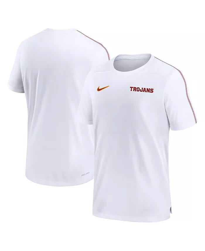 

Мужская белая футболка USC Trojans 2024 Sideline Coach Performance T-shirt Nike
