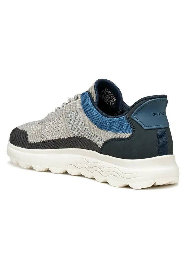 Тренеры Geox, Light Grey Navy — фото 4