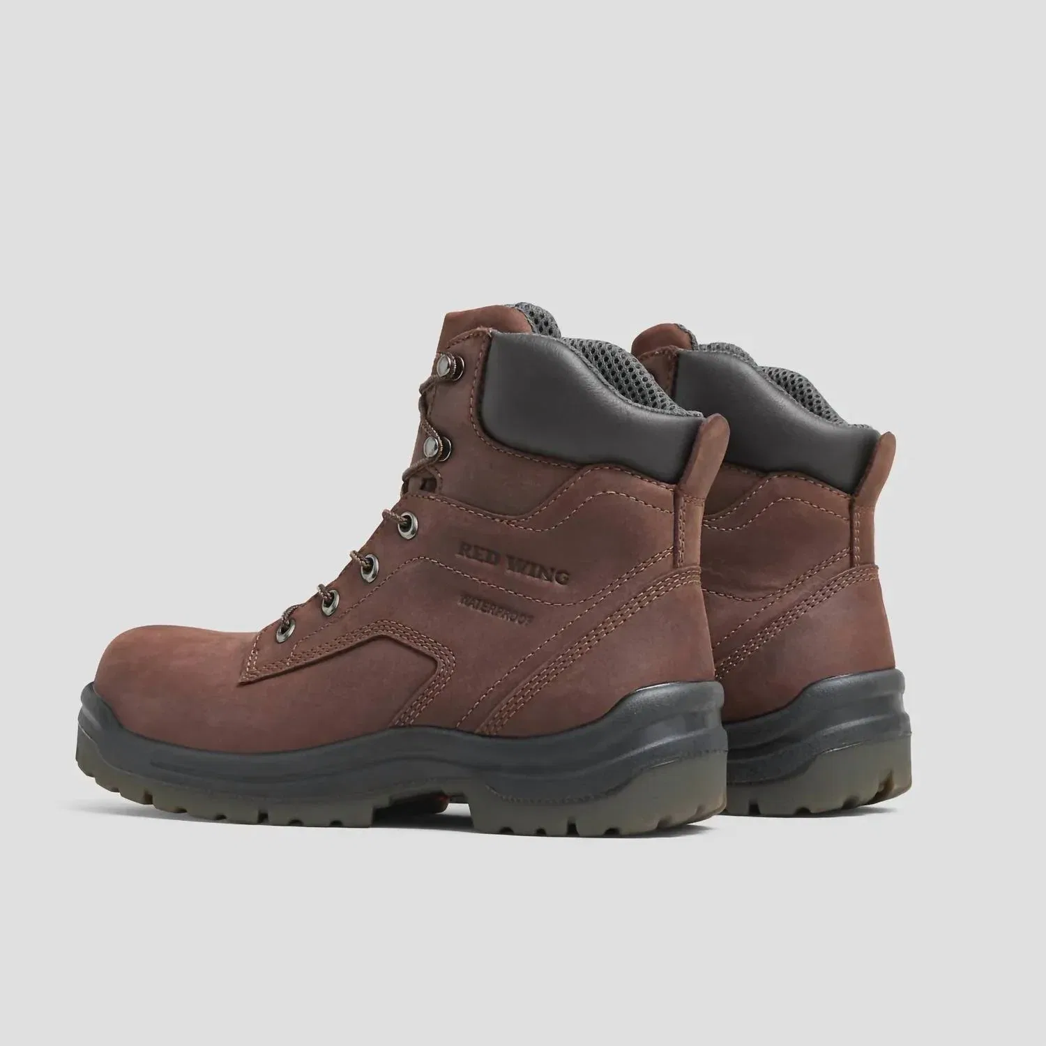 Red Wing Shoes Мужские утепленные водонепроницаемые защитные ботинки с защитным носком, коричневые — фото 3