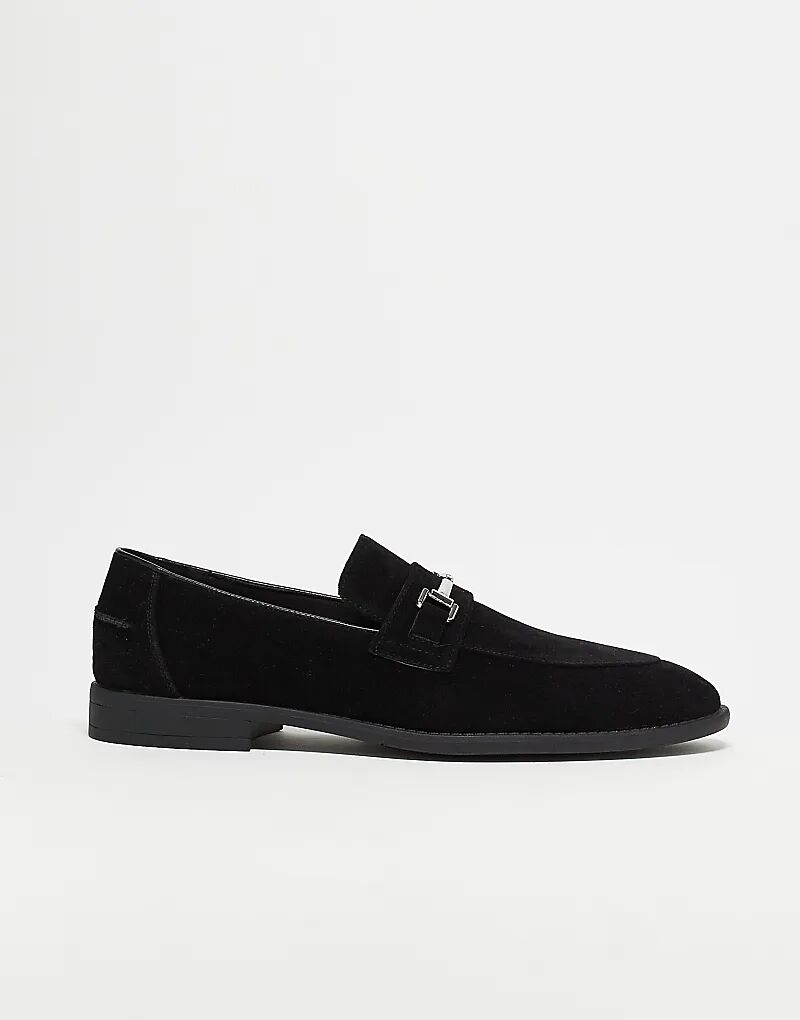 

Черные мокасины с отделкой трензелем ASOS DESIGN