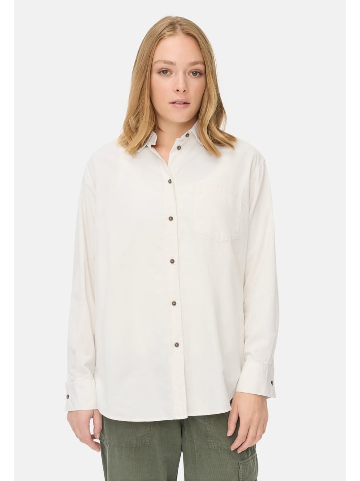 

Блузка с нагрудным карманом в кремово-белом цвете Camel Active