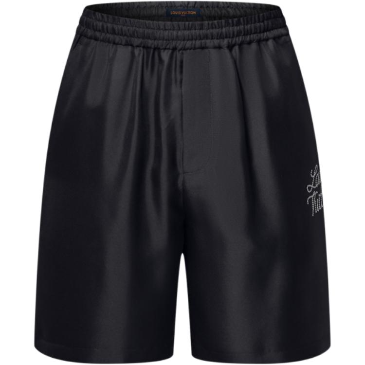 

Шелковые шорты с принтом LV Louis Vuitton, черный