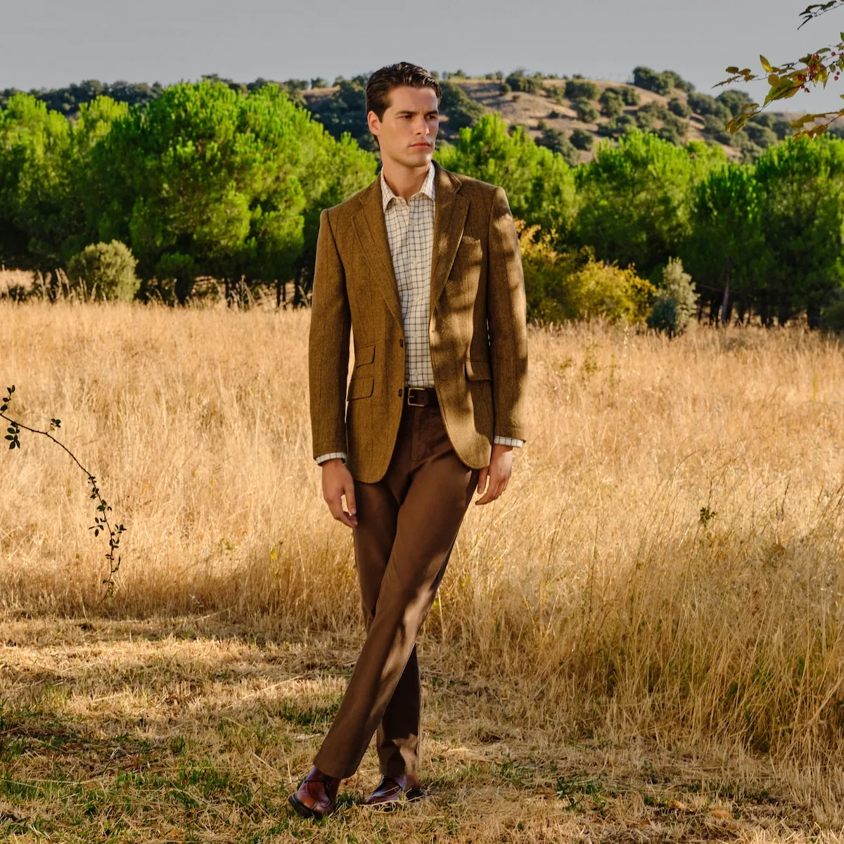 

Мужская шерстяная куртка Verhunt, коричневый