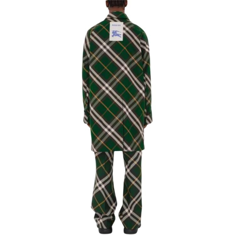 Пальто мужское Burberry, зеленое — фото 3