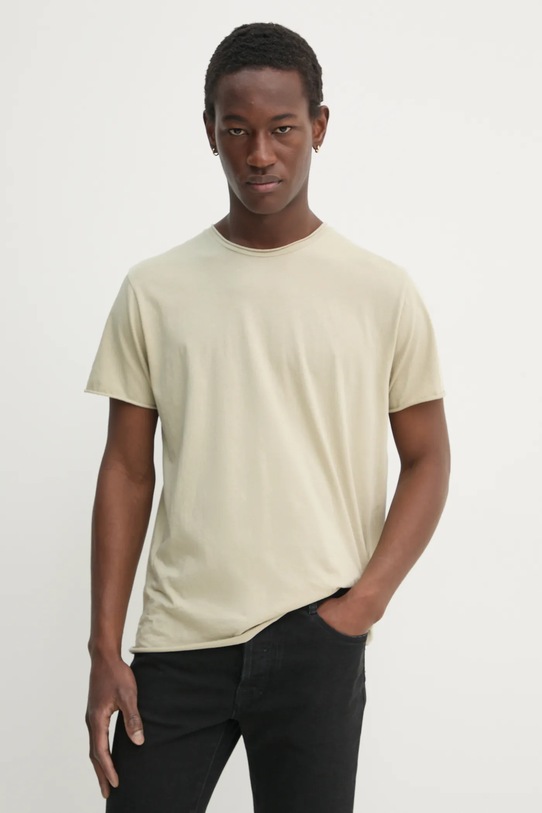 

Хлопковая футболка Filippa K, бежевый