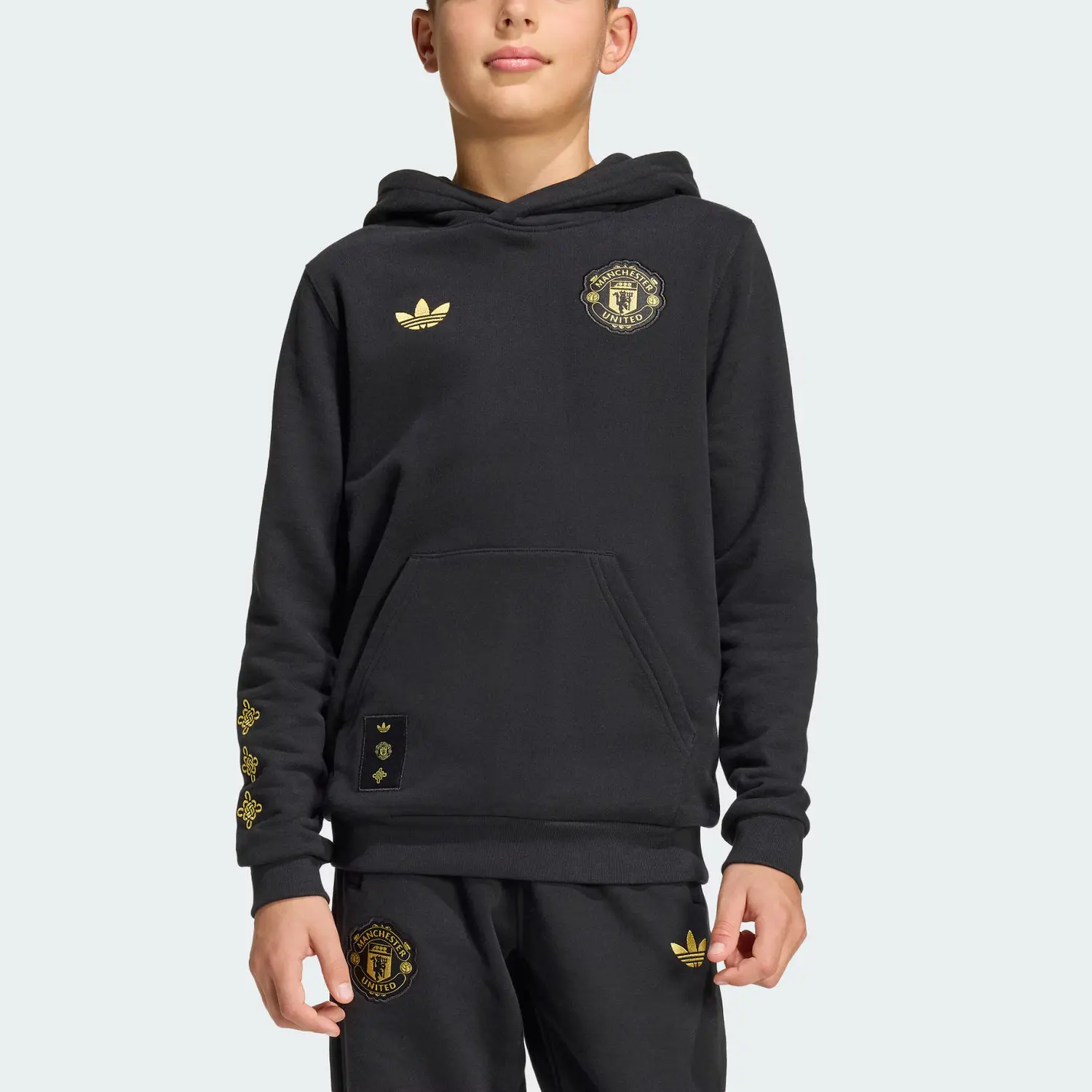 Свитшот Kids' Adidas Originals, черный — фото 3