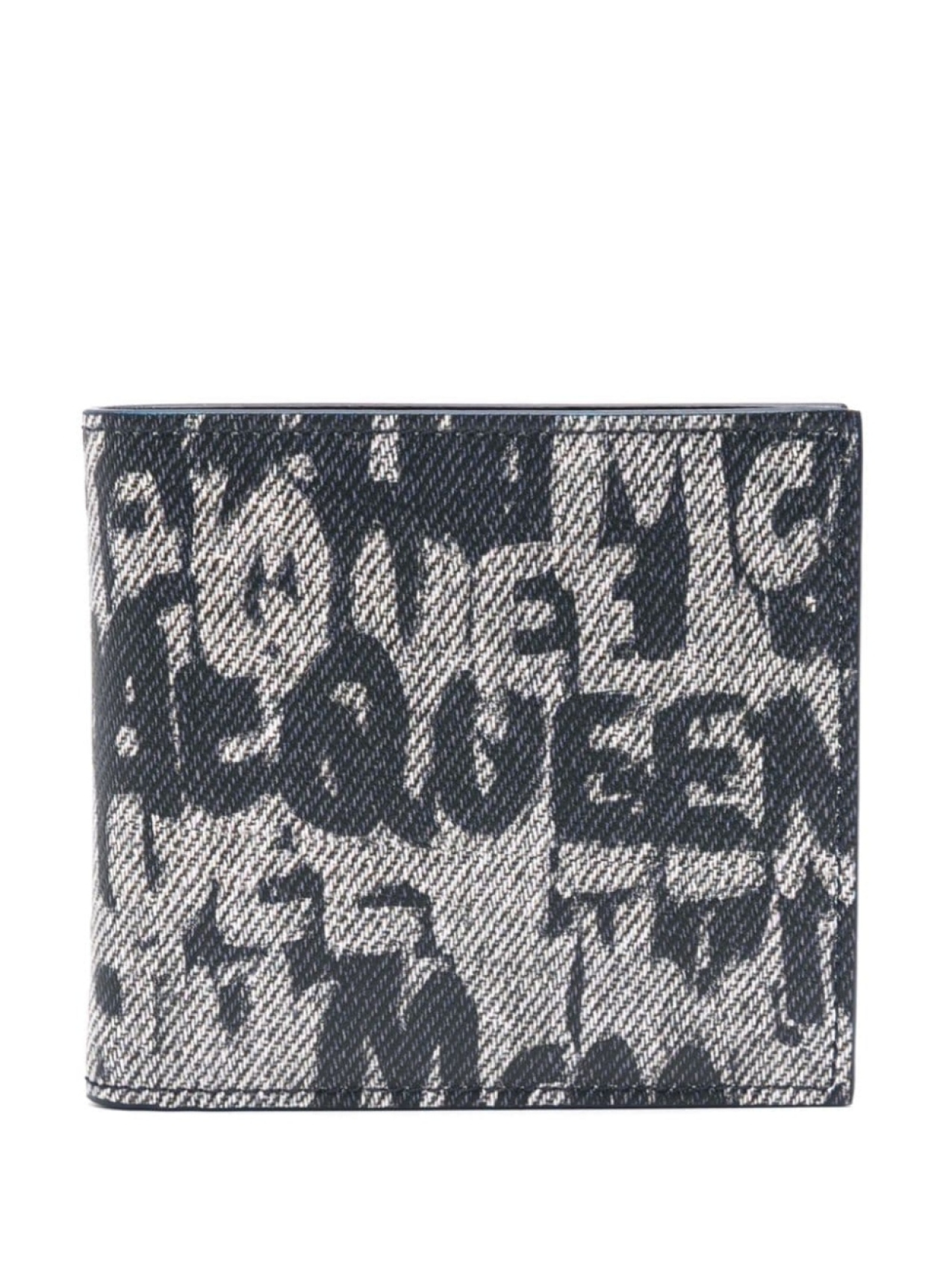 

Alexander McQueen кошелек с логотипом McQueen Graffiti, синий