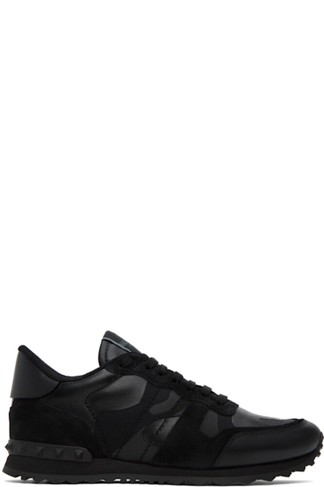 

Черные кроссовки Rockrunner Valentino Garavani