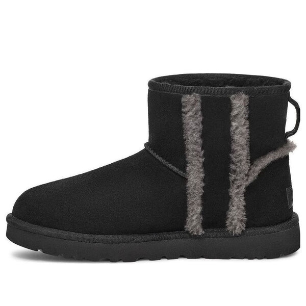 

Кроссовки классические мини из овчины с логотипом Ugg, черный