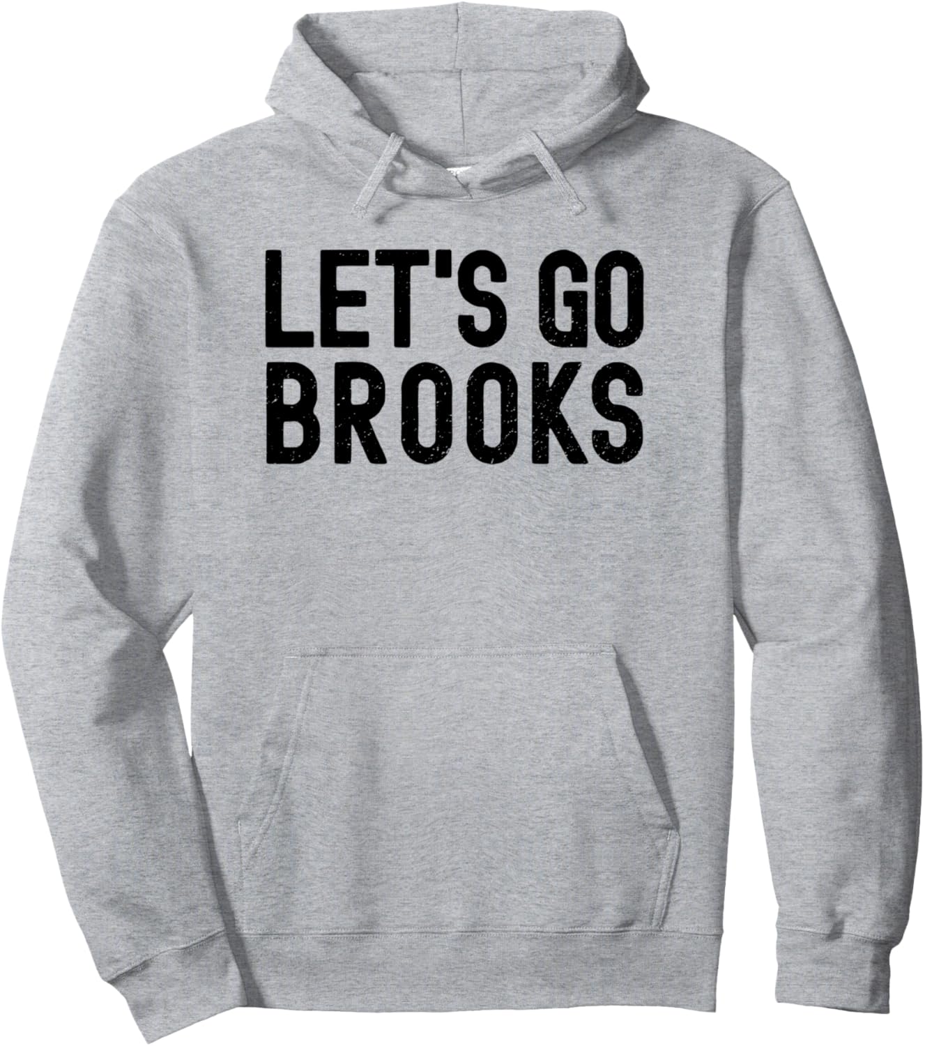 

Вперед, Брукс! Персонализированная мужская/мальчишеская толстовка на день рождения с именем Lets Go Brooks Name Apparel, серый