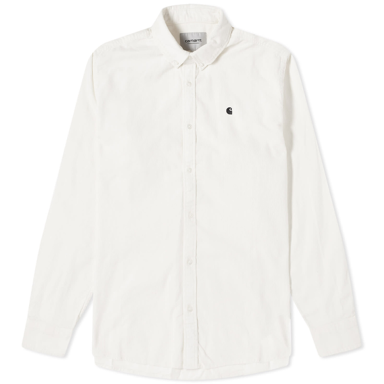 

Рубашка Carhartt Wip Madison Fine Cord, цвет Wax & Black