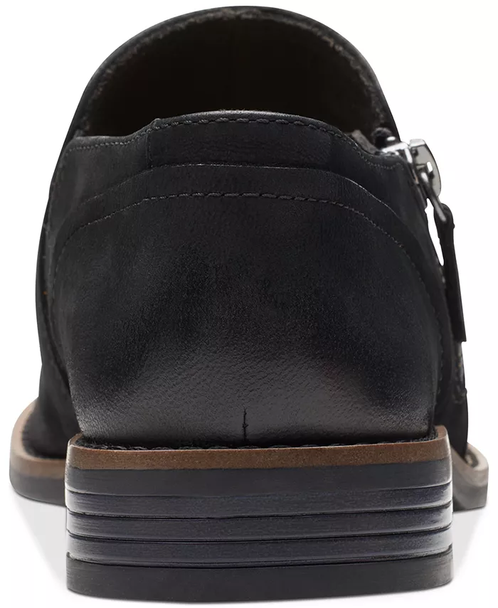 Женские ботильоны Camzin Pace с рюшами и молнией Clarks, черный — фото 4