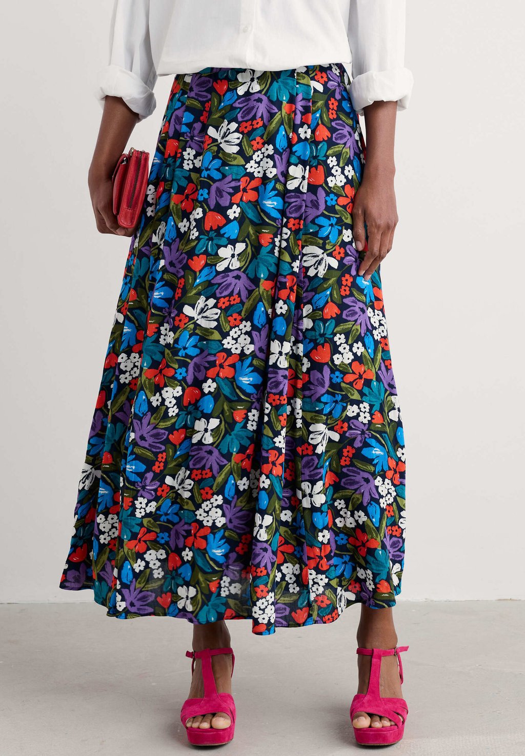

Юбка А-силуэта LETHLEAN - Pleated skirt Seasalt Cornwall, мультиколор