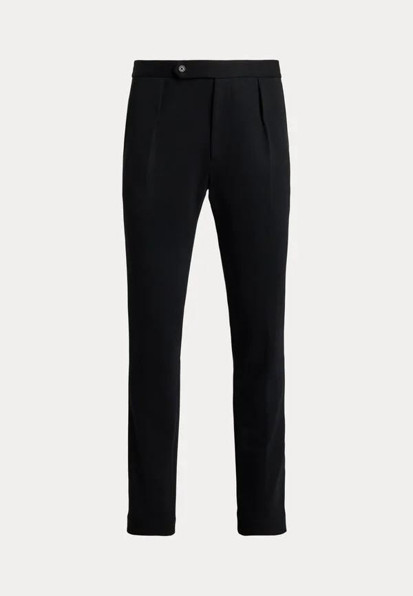 Брюки от костюма из двойной вязки Polo Ralph Lauren, Black — фото 4