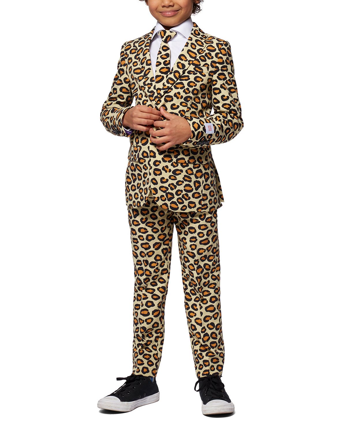 

Комплект из трех предметов с животным принтом The Jag OppoSuits, леопард