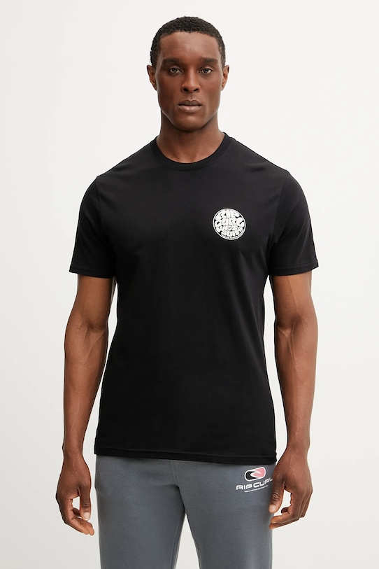 

Хлопковая футболка WETTIE ICON Rip Curl, черный