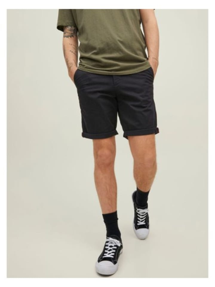 

Тканевые шорты Jack & Jones, черный