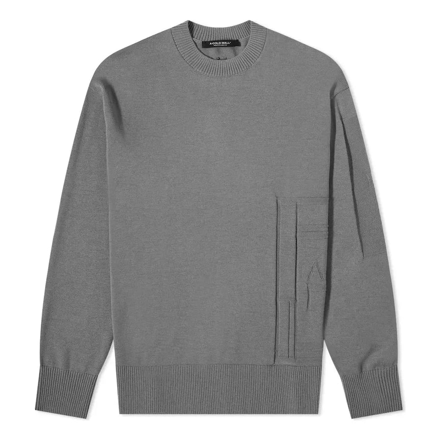 

Свитер A-COLD-WALL* Intarsia Logo Knit Sweaters 'Grey', серый