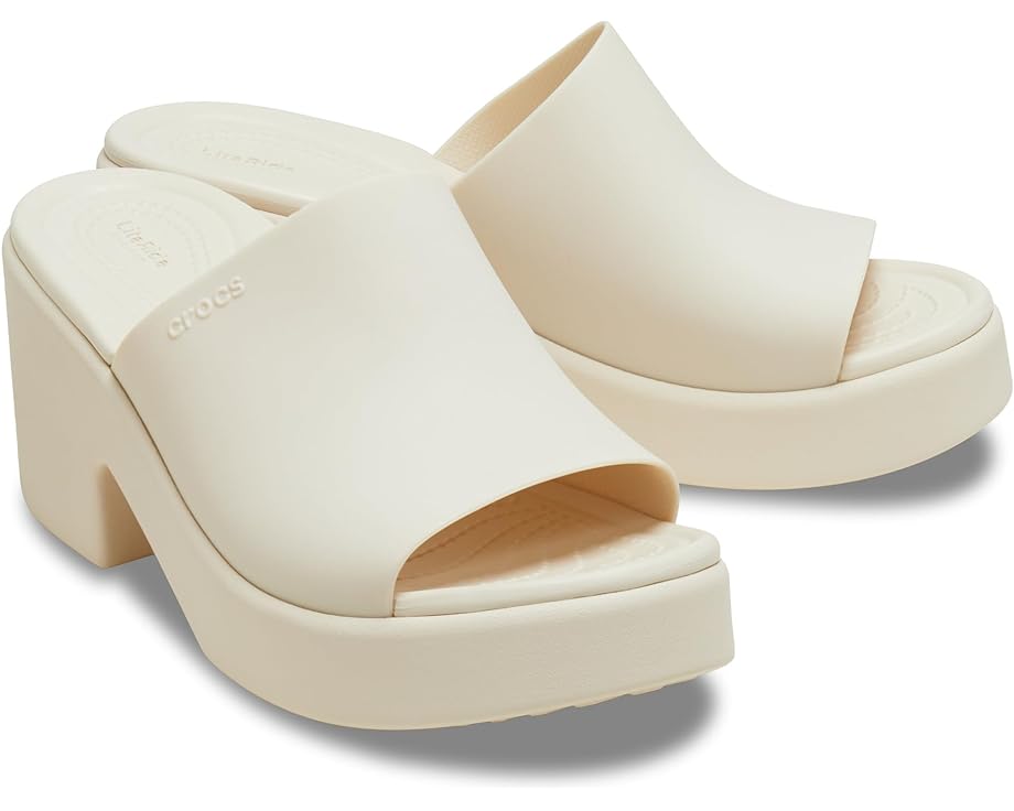 

Туфли Crocs Brooklyn Slide Heel, цвет Stucco