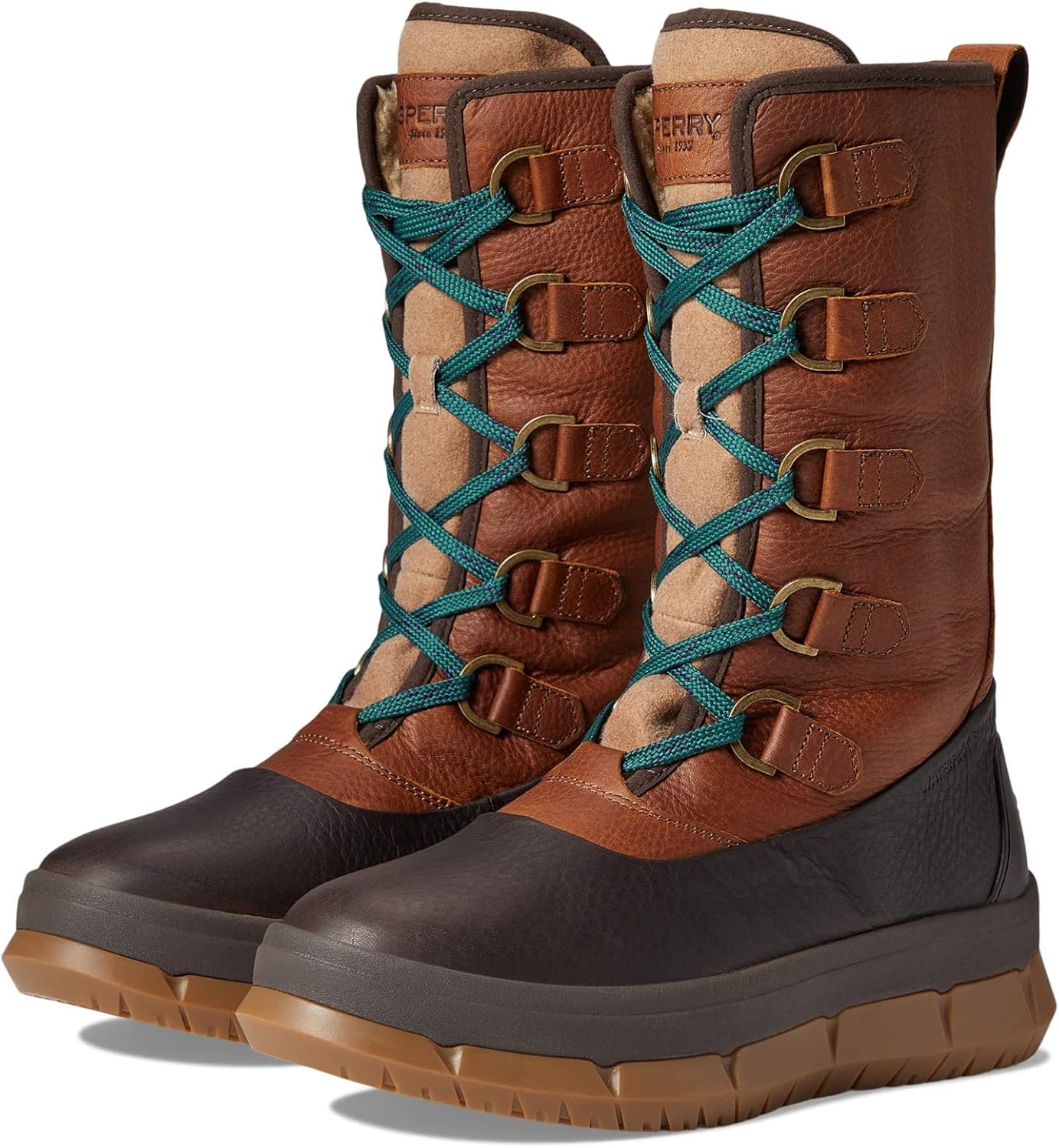 

Мужские ботинки Sperry Saltwater Sherpa, коричневый