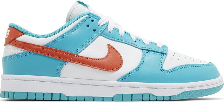 

Кроссовки Dunk Low 'Miami Dolphins', белый