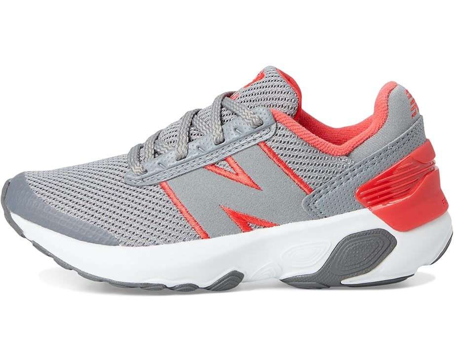 Детские кроссовки New Balance 1440v1 (Little Kid) New Balance Kids, Slate Grey/Blast Red — фото 4