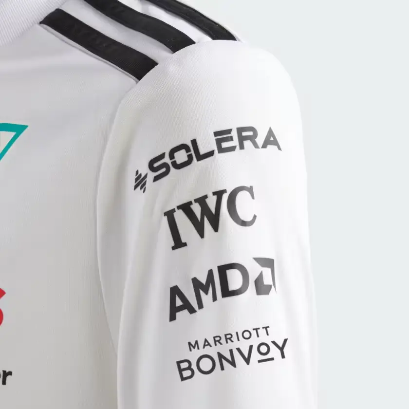 Adidas Футболка MERCEDES AMG PETRONAS F1 TEAM SS25 White/Black — фото 4