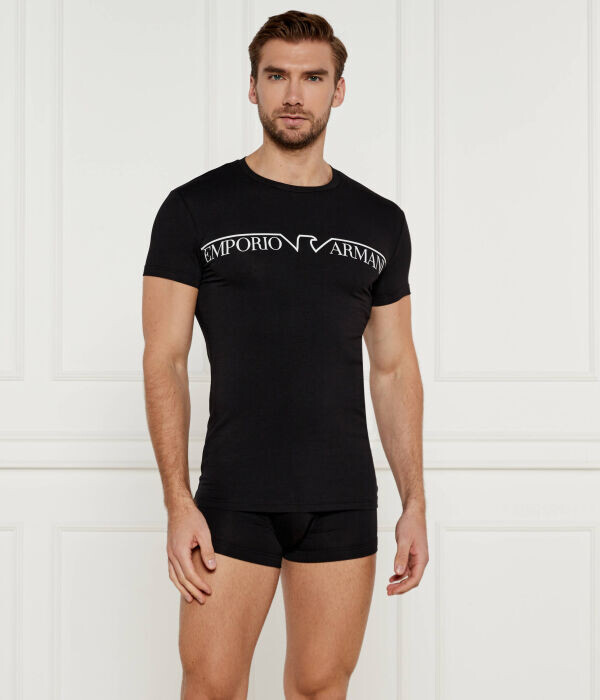 

Пижама мужская Emporio Armani облегающая, черный