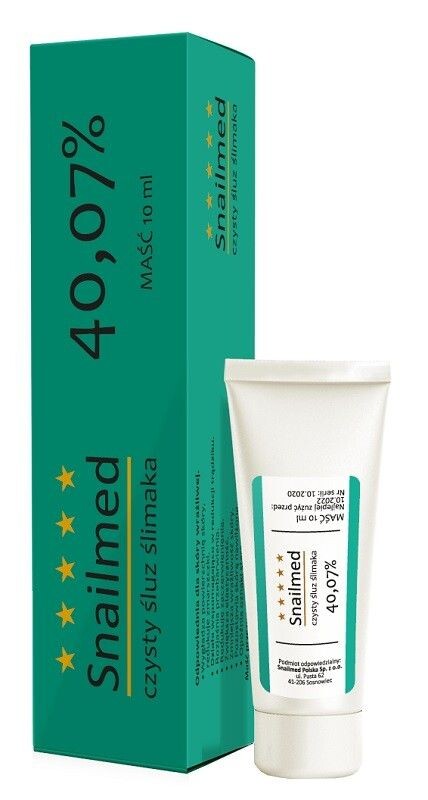

Snailmed Czysty Śluz Ślimaka 40,07% мазь от прыщей и покраснений, 10 ml