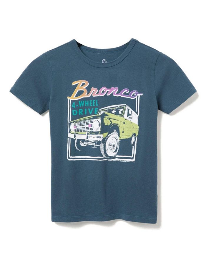 

Унисекс футболка Bronco 4-Wheel Drive - для малышей и детей постарше Junk Food Clothing, черный