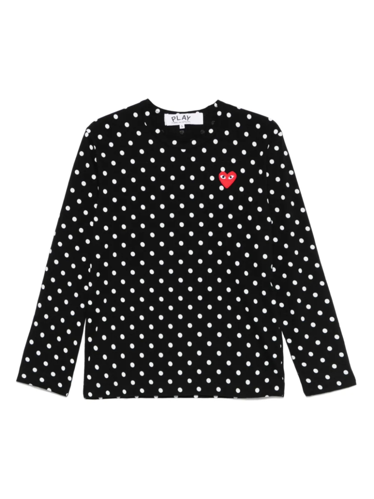 

Футболка из хлопка Comme Des Garçons Play, черный
