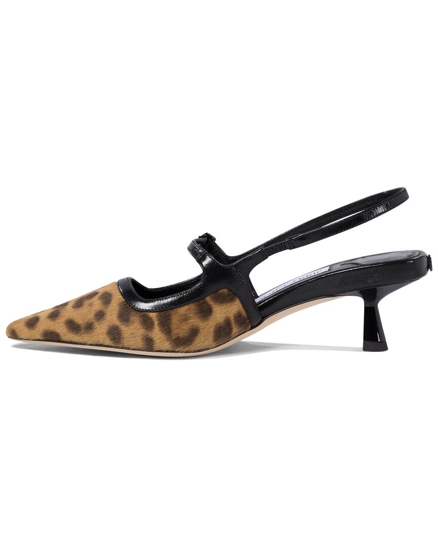 Джимми Чу Диди 45 Кожаные Туфли-лодочки на ремешке Jimmy Choo, черный — фото 2
