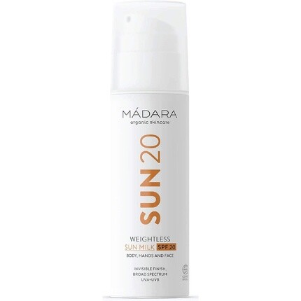 

Madara Cosmetics Sun20 Невесомое солнцезащитное молочко Spf20, Mádara