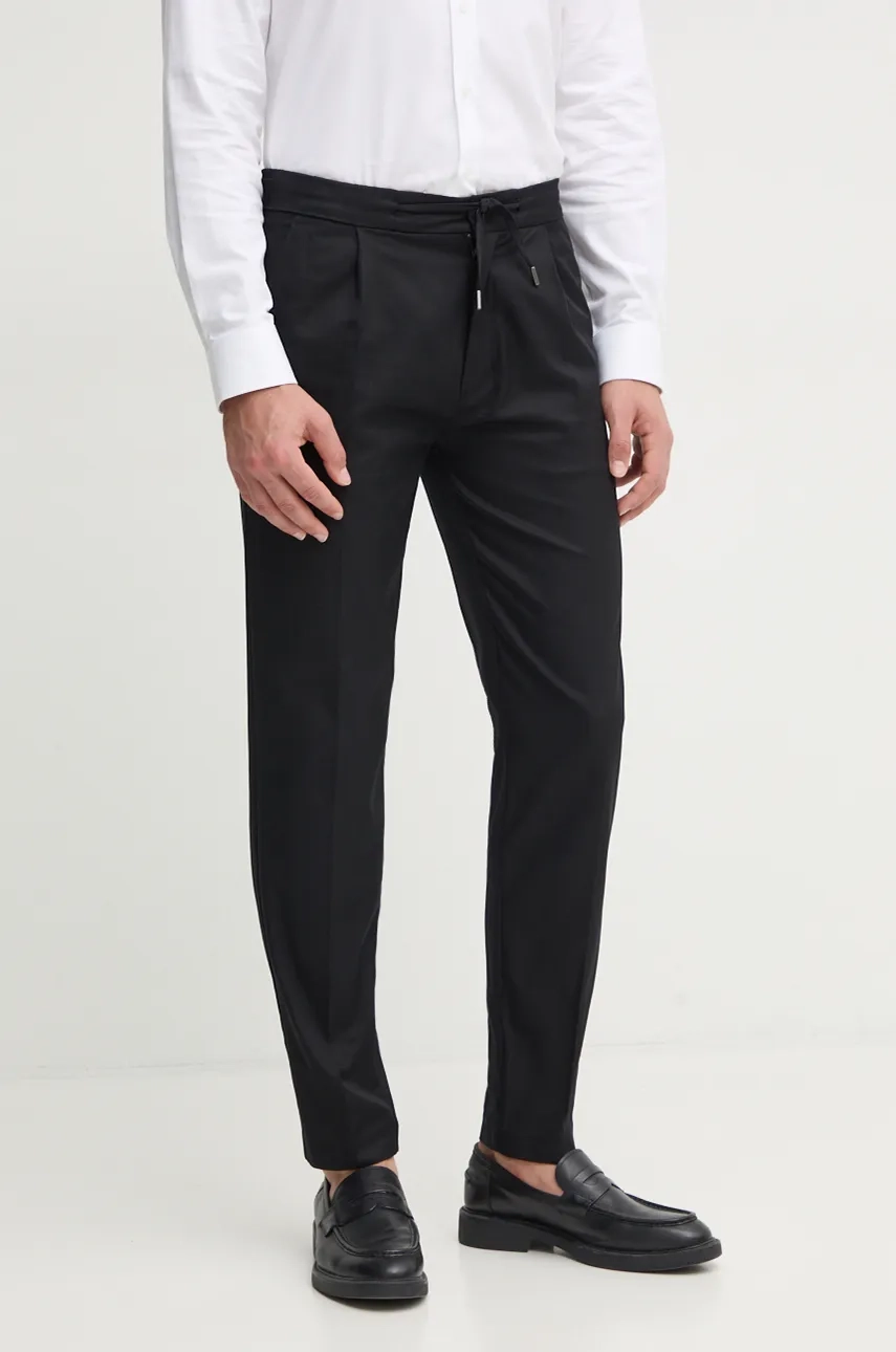 

Хлопковые брюки Calvin Klein, черный