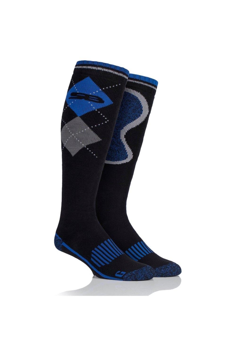 

1 пара длинных хлопковых носков BlueGuard Country SOCKSHOP Storm Bloc, черный