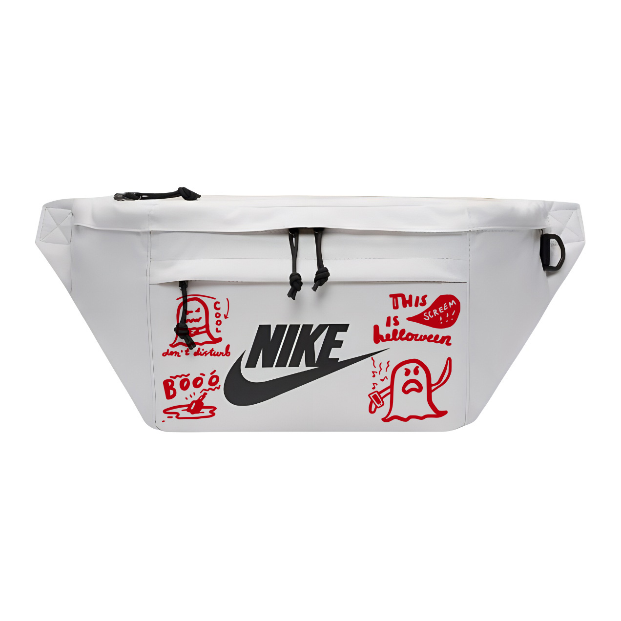 

Nike Одноплечевая набедренная сумка через плечо унисекс белая, Red Eye Graffiti