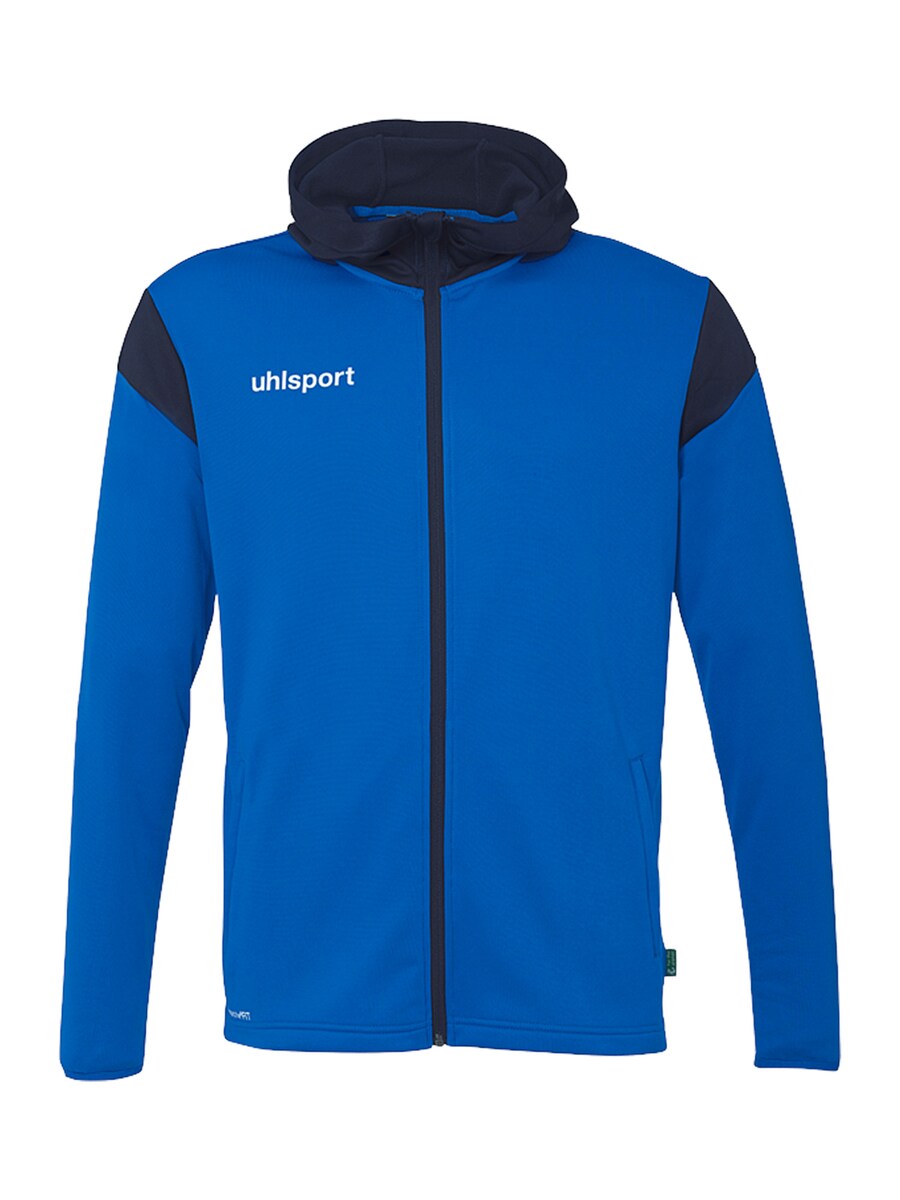 

Спортивная толстовка с капюшоном на молнии UHLSPORT, светло-синий