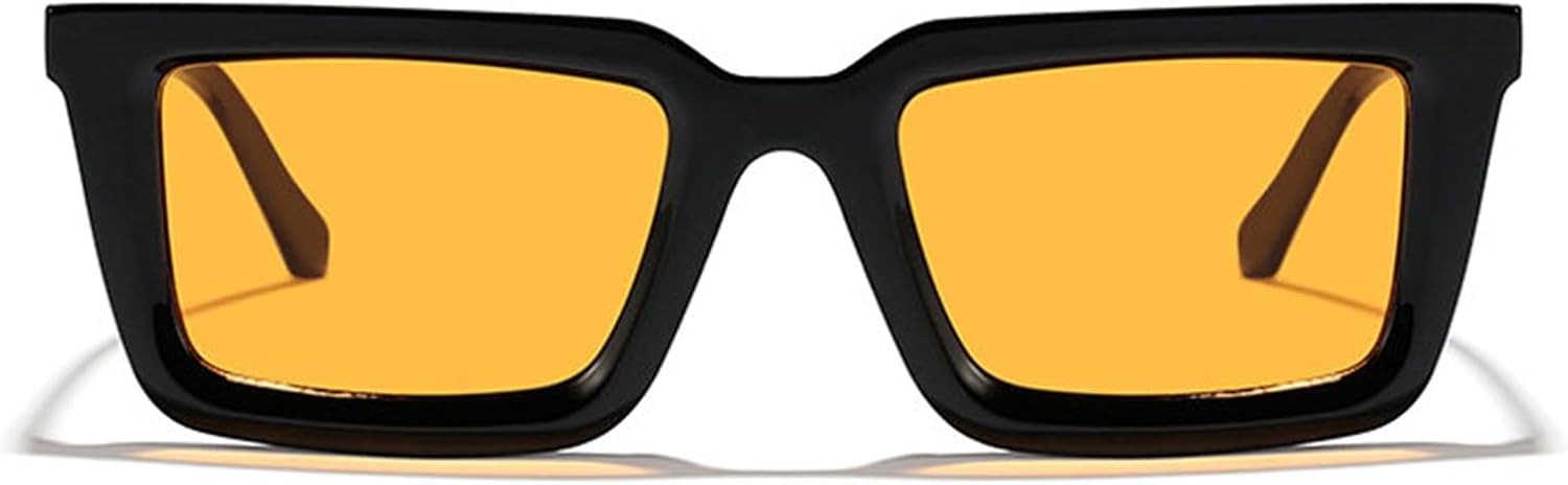 

Солнцезащитные очки Willochra в стиле ретро, ​​прямоугольные, для женщин и мужчин, маленькие, винтажные, в стиле 90-х, узкая квадратная оправа, модные панк-очки для мужчин, C4