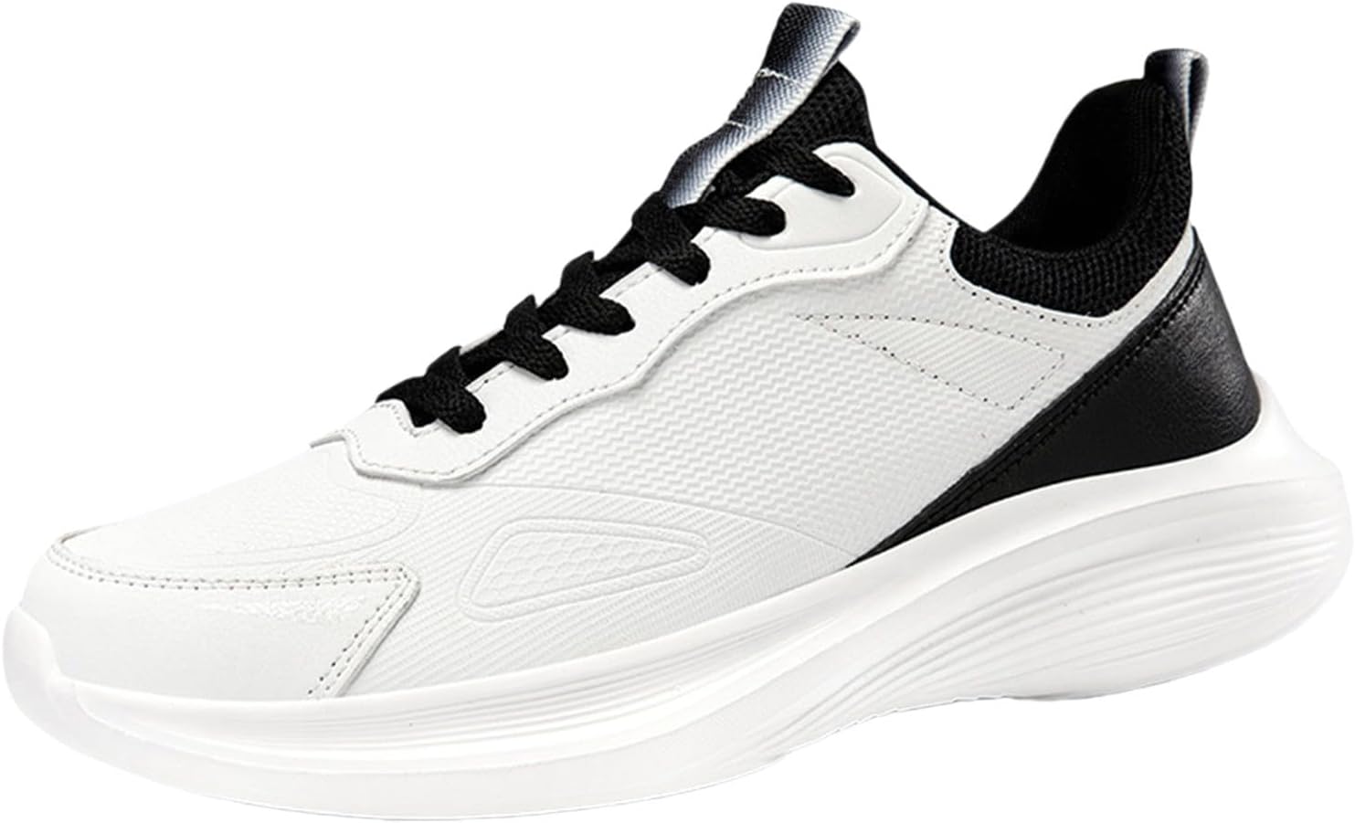 

Мужские кроссовки на шнуровке с низким верхом, удобные легкие повседневные кроссовки для прогулок, тренажерного зала, тенниса и бега, дышащие и комфортные Generic, белый