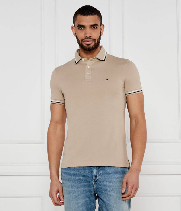 

Рубашка поло Slim fit Tommy Hilfiger, зеленый