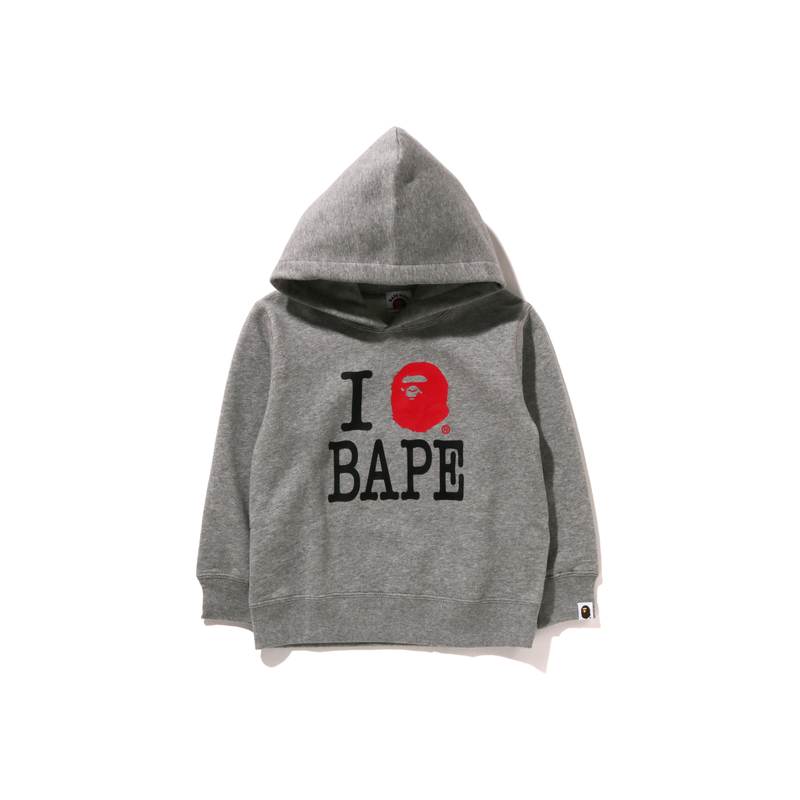 Толстовка для детей 3-7 лет A BATHING APE, черный BKX — фото 4