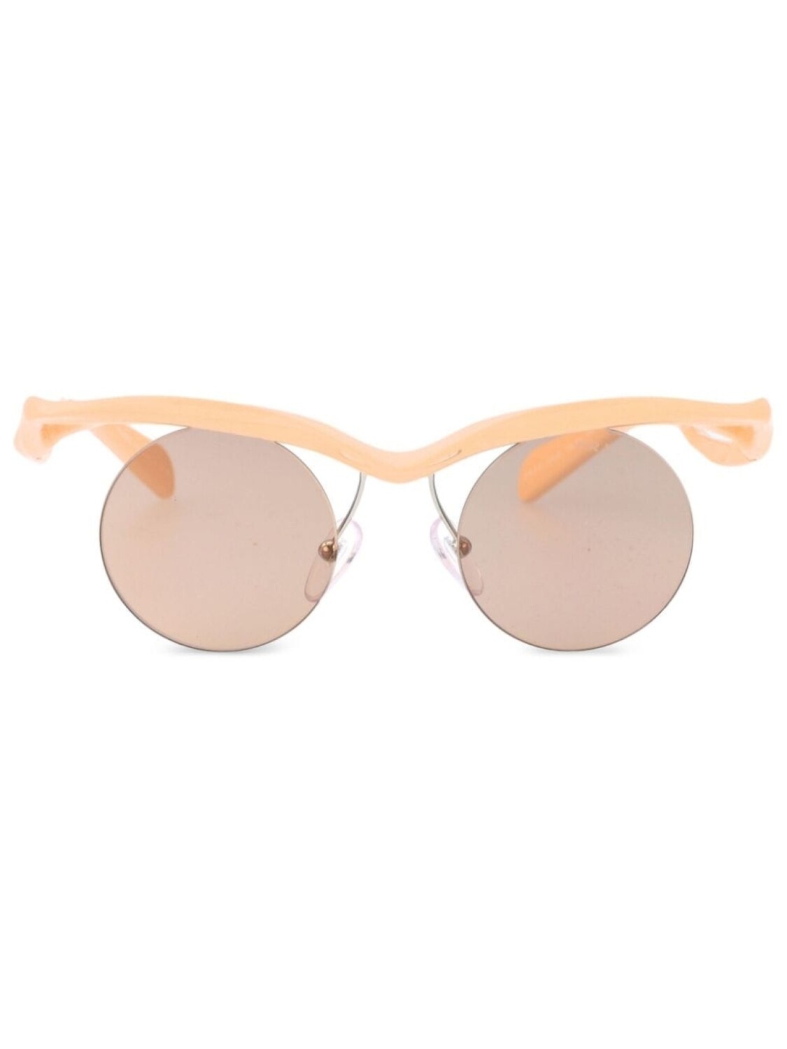 

Солнцезащитные очки Prada Eyewear Morph в круглой оправе, розовый