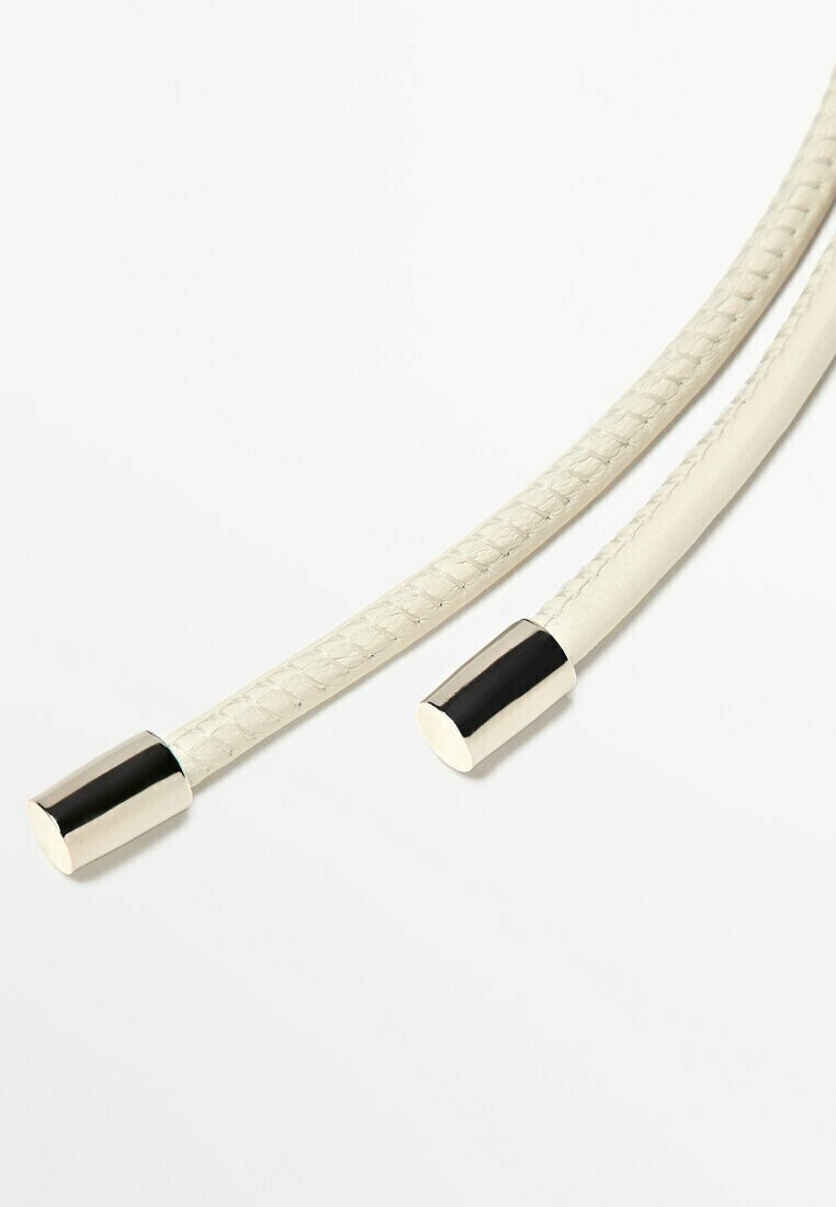 

Ремень Tubular Massimo Dutti, бежевый
