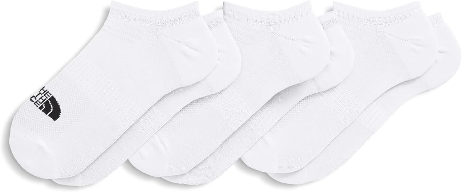 

THE NORTH FACE Multisport Invisible Sock | 3 пары, дышащие носки-невидимки для мужчин и женщин, легкая амортизация и ребристый манжет, Tnf White
