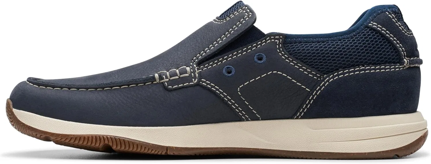 Мокасины из замши Clarks, темно-синий — фото 3